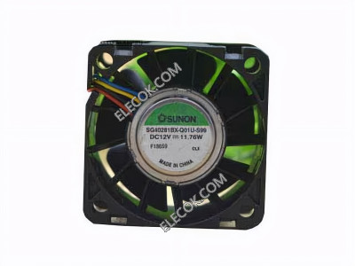 SUNON SG40281BX-Q01U-S99 12V 11.76W 4 wires Cooling Fan