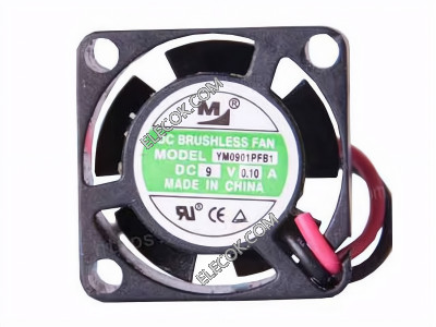 M YM0901PFB1 9V 0,1A 4wires Cooling Fan 