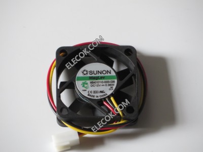SUNON MB40101V2-0000-G99 12V 0,96W 3 cable enfriamiento ventilador reformado 