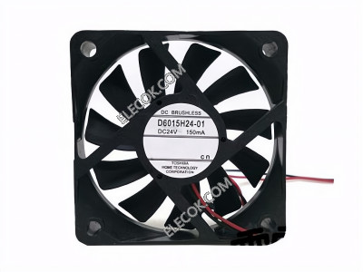 TOSHIBA D6015H24-01 24V 150mA 2 cable Enfriamiento Ventilador 