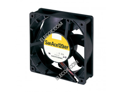 Sanyo 9WF1224H101 24V 0,32A 3Wires Chłodzenie Fan Replace without waterproof funkcjonować 