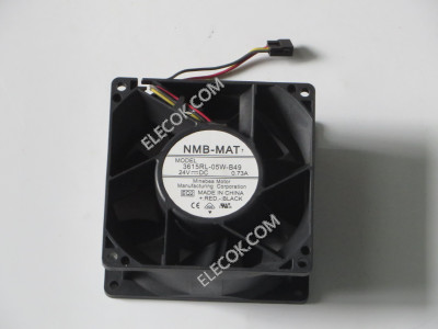 NMB 3615RL-05W-B49 24V 0,73A 3 cable Enfriamiento Ventilador 