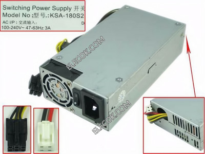 CWT / Channel Well Technology KSA-180S2 Server - Power Supply 180W, KSA-180S2,Used
