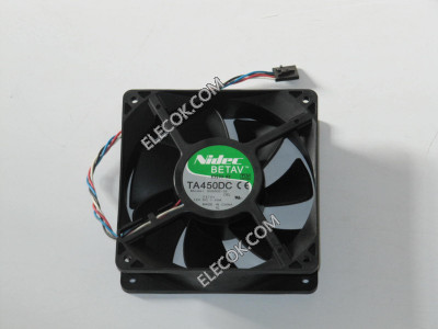 Nidec TA450DC B35502-35 12V 1,4A 4 cable Enfriamiento Ventilador 