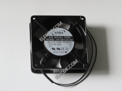 ADDA AA1281US-AW 110/120V 0.27/0.23A 2wires cooling fan