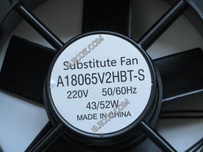 SYM BANG A18065V2HBT-S 220V 50/60HZ 43/52W 2 fili ventilatore Sostitutivo 