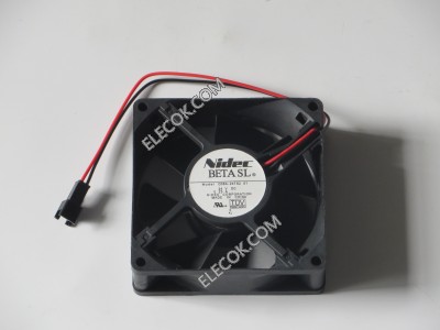 Nidec D08A-24TS2 01 24V 0,23A 2wires cooling fan Refurbished 