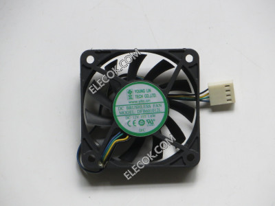 YOUNG LIN DFB601012L 12V 1,6W 4 ledninger Cooling Fan 