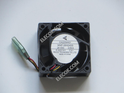 Mitsubishi MMF-06H24SS-CX1 CA2254H01 24V 0.09A 3 wires Cooling Fan  refurbished