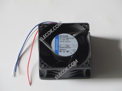 Ebmpapst 8212J/2N 12V 860mA 10,3W 3wires cooling fan 