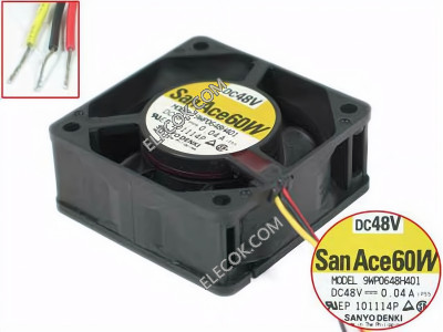 Sanyo 9WP0648H401 48V 0,04A 3 câbler Ventilateur 