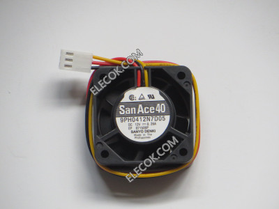 Sanyo 9PH0412N7D05 12V 0,26A 3 cable Enfriamiento Ventilador 