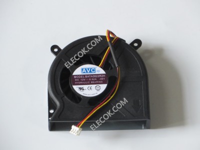 AVC BATA0822R2H 12V 0,52A 3 câbler Hydraulic Palier Ventilateur 