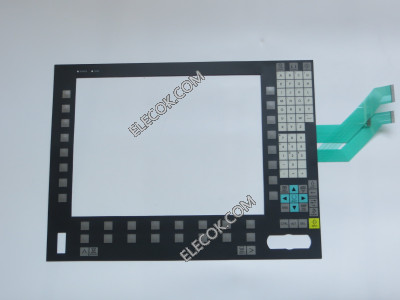 siemens 6FC5203-0AF05-0AB0 OP015A membrane keypad with the curved rows of wires
