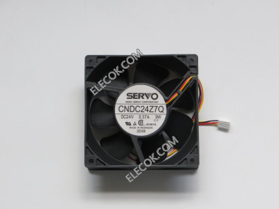 SERVO 12cm 12038 CNDC24Z7Q 24V 0,37A 9W 3 Cable Enfriamiento Ventilador 