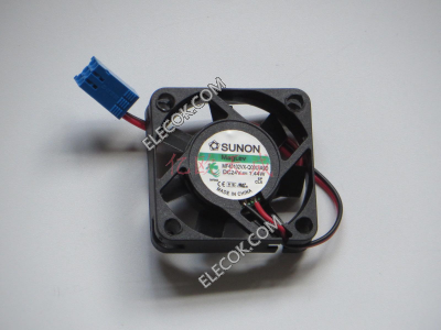 SUNON MF40102VX-Q00U-A9D 24V 1.44W 2wires Cooling Fan with blue connector, Replacement