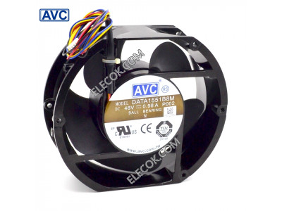 AVC DATA1551B8M 48V 0,98A 4 draden Koelventilator 