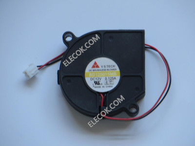 Y.S.TECH BD125015MB 12V 0,125A 2wires Cooling Fan 