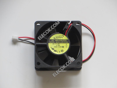 ADDA AD0624HB-A70GL 24V 0.15A 3.6W 2wires Cooling Fan