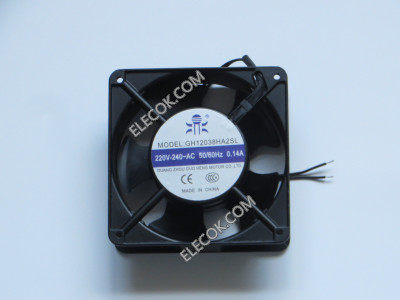 GUO Heng GH12038HA2SL 220/240V 0,14A 2wires Cooling Fan 