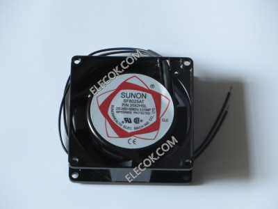 SUNON SF8025AT P/N2082HSL 220/240V 0,07A 2wires cooling fan 