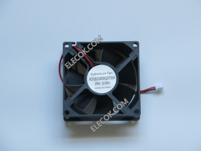 ADDA AD08024MX257004 24V 0.06A 2wires Cooling Fan substitute 