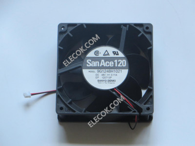 Sanyo 9G1248H1021 48V 2 câbler Ventilateur 