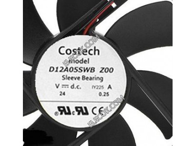 COSTECH D12A05SWB Z00 24V 0,25A 2cable enfriamiento ventilador 