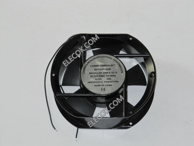 COMMONWEALTH FP-108EX-S1-S 220/240V 0,22A 38W AC fläkt oval form 172x150x51mm 