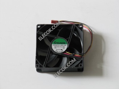 SUNON EE92251B1-0000-G99 12V 2.0W 3wires cooling fan