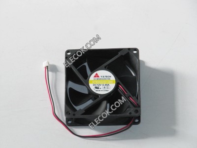 Y.S.TECH NYW08025012BS 12V 0.45A 2wires Cooling Fan