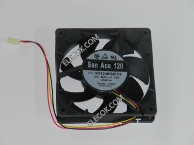 Sanyo 9G1248H4E03 48V 0,1A 3wires Afkøling Fan.jpg 