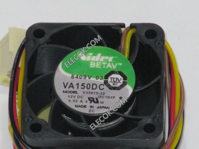 Nidec V35615-33 12V 0,53A 4 câbler Ventilateur 