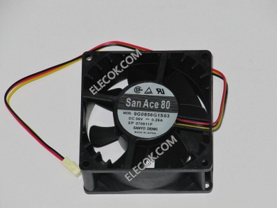 Sanyo 9G0856G1S03 56V 0,26A 3 cable Enfriamiento Ventilador 