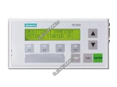 SIMATIC TD 200/TWO-LINE TEXT DISPLAY FOR THE SIMATIC S7-200 PLC