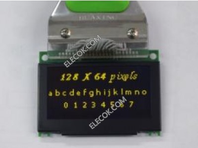 HGS128645-Y-EH-LV 2.7" PM OLED OLED for TSINGTEK