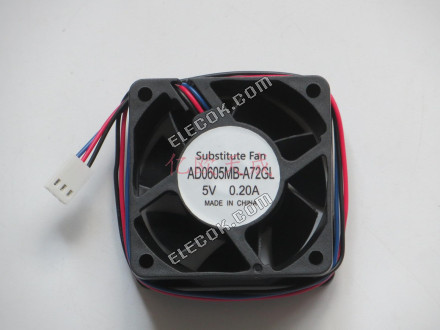 ADDA AD0605MB-A72GL 5V 0,2A 3 fils Ventilateur De Refroidissement, substitut 