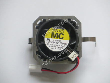 SAN ACE 109X4412H6016 12V 0,06A Ventilateur, 2PIN connexion avec bottom heat sink 