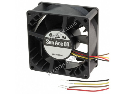Sanyo 9GA0812P1S61 12V 0.94A 11.28W Cooling Fan 