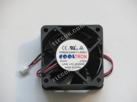 COOLINGFAN FD6025L24W5-71-2NSC1 DC 24V 3.36W, 2-wire 