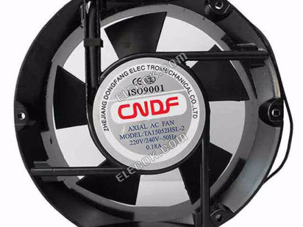 CNDF TA15052HSL-2 200/240V 0.18A 2wires Cooling Fan 