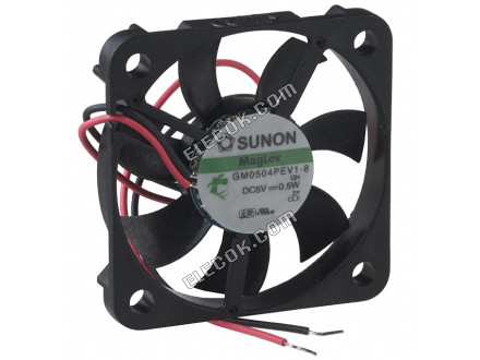 Sunon GM0504PEV1-8.GN 5V 0,09A 0,5W 2 cables Ventilador De Refrigeración 