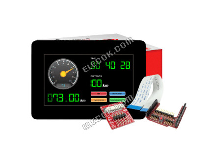 GEN4-ULCD-43D-CLB-AR 4D Systems Pty Ltd Graphic LCD Display Module Transmissive Red, Green, Blue (RGB) TFT - Color Parallel/Serial 4.3" (109.22mm) 480 x 272