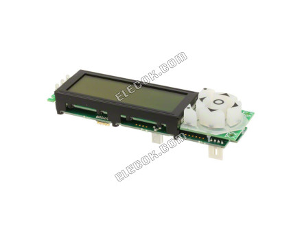 GLK19264A-7T-1U-USB-YG Matrix Orbital LCD Graphic Display Module 192x64 Blktxt Y/G BG 7 key, Rev 2.0 