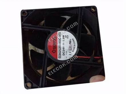 SUNON EE80252BX-000C-A99 Server - Square Fan sq80x80x25mm, 2-wire, DC 24V 1.9W 