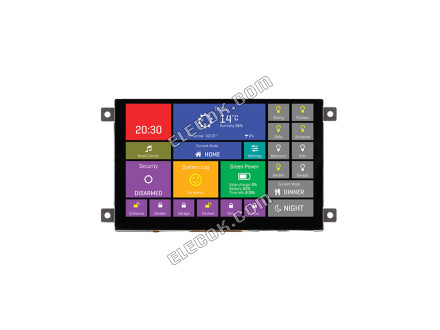 MIKROE-2285 Mikroelektronika Capacitive Graphic Lcd Display Module 5" 127.00mm 800 x 480 WVGA 