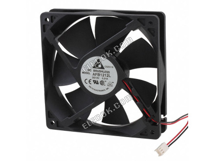 DELTA 1-NPO/603-1332 12V 0.14A 1.68W 3wires Cooling Fan 