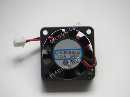 CUI CFM-4010-03-22 5V 0.24A 2wires DC Fans, 40x40mm, replacement
