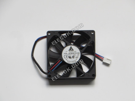 DELTA AFB0812VHB-F00 12V 0.30A 2,28W 3 draden Koelventilator 