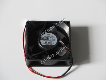ORIX MD825B-24L 24V 0.14A 3wires cooling fan 